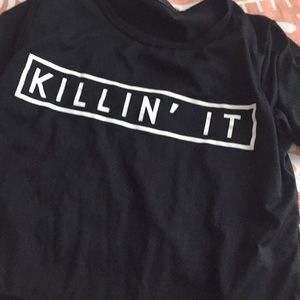 Short sleeve crop top